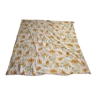 Pottery Barn Sunflower Floral Duvet Cover Full Queen Yellow Flowers